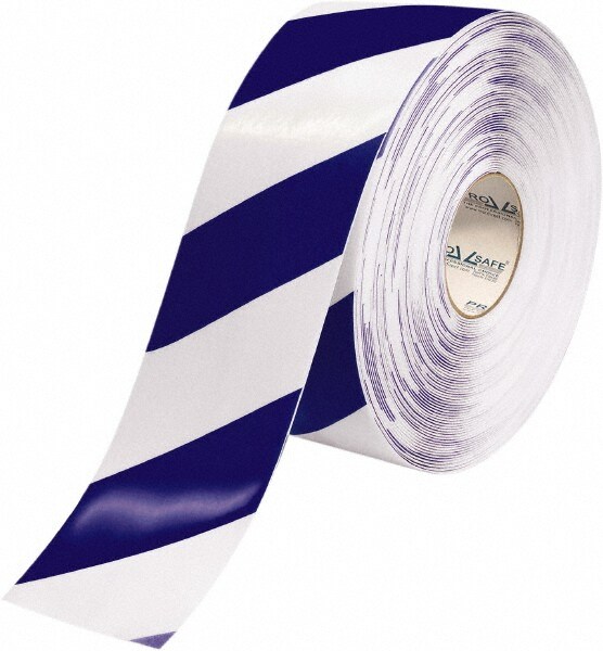 PRO-SAFE PRO-4RWCHVB Floor & Aisle Marking Tape: 4" Wide, 100 Long, 50 mil Thick, Polyvinylchloride Image