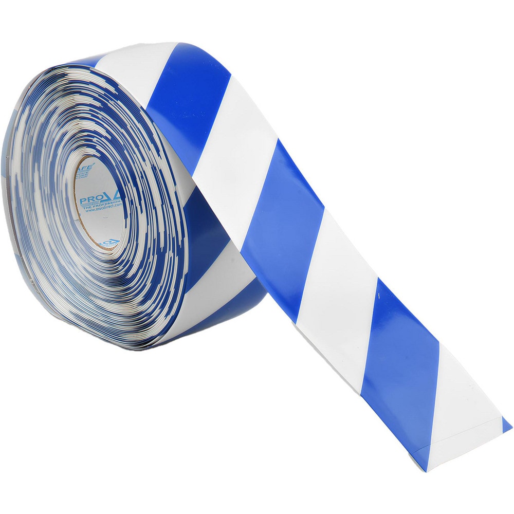 Floor & Aisle Marking Tape: 4" Wide, 100' Long, 30 mil Thick, Polyvinylchloride