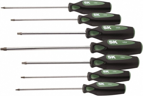 7 Piece T10 to T40 Ergonomic Handle Torx Driver Set