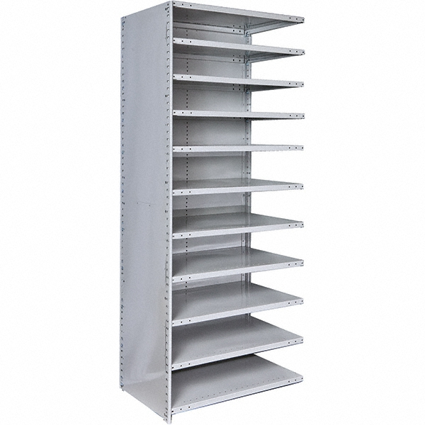 Hallowell Closed Shelving AddOn Unit 11 Shelves MSC Direct