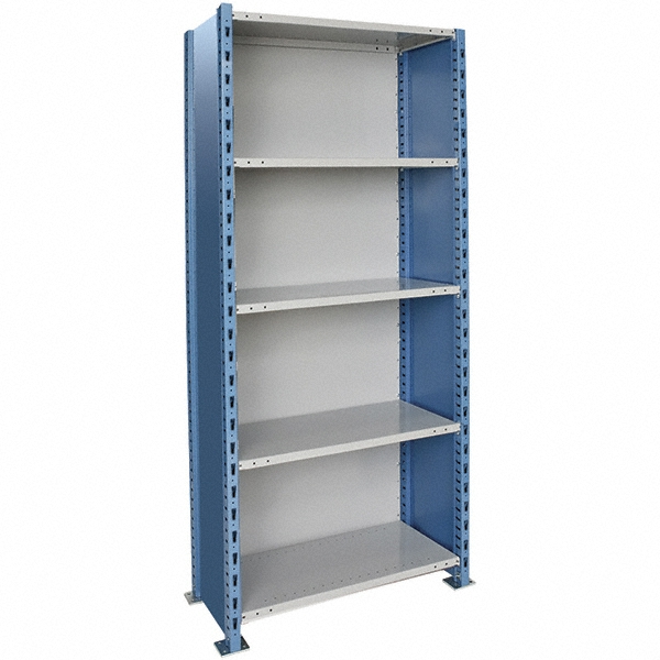 Hallowell Closed Shelving Starter Unit 5 Shelves MSC Direct