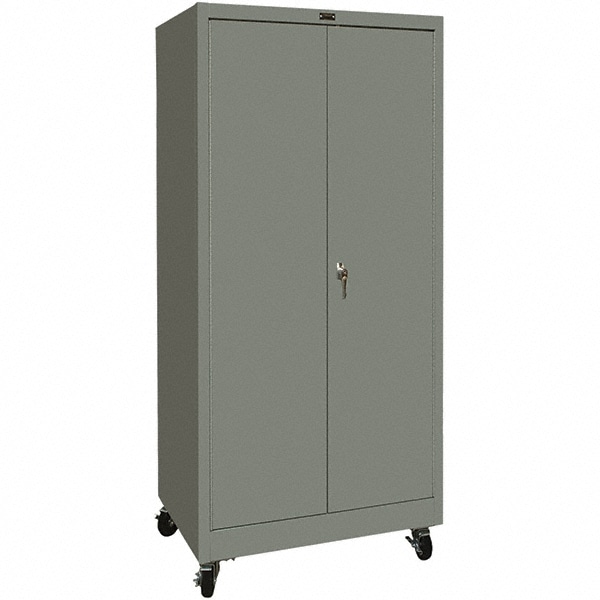 Hallowell 4 Shelf Mobile Storage Cabinet 58331133 Msc Industrial Supply