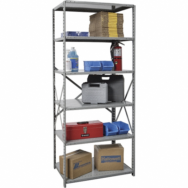 Hallowell 14 Gauge Industrial Standard Shelving MSC Industrial