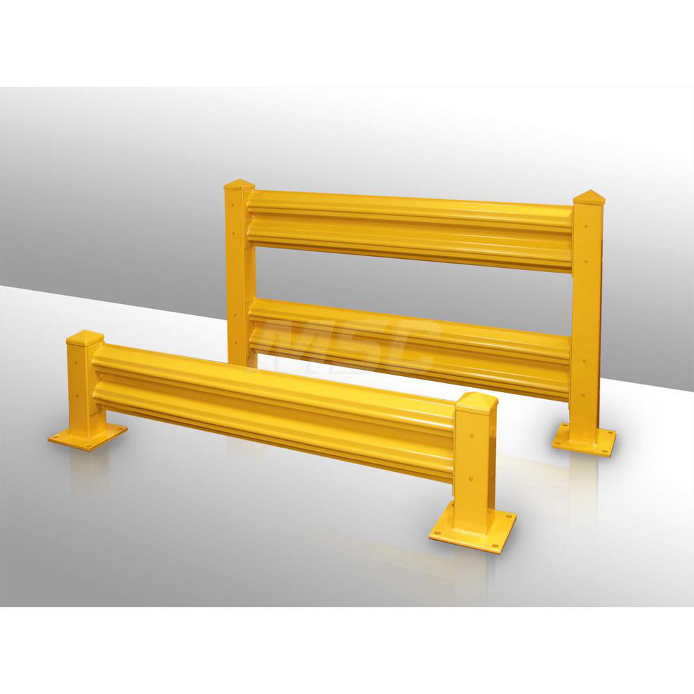 Hallowell Channel Guard Rail Yellow, Powder Coated, Steel MSC