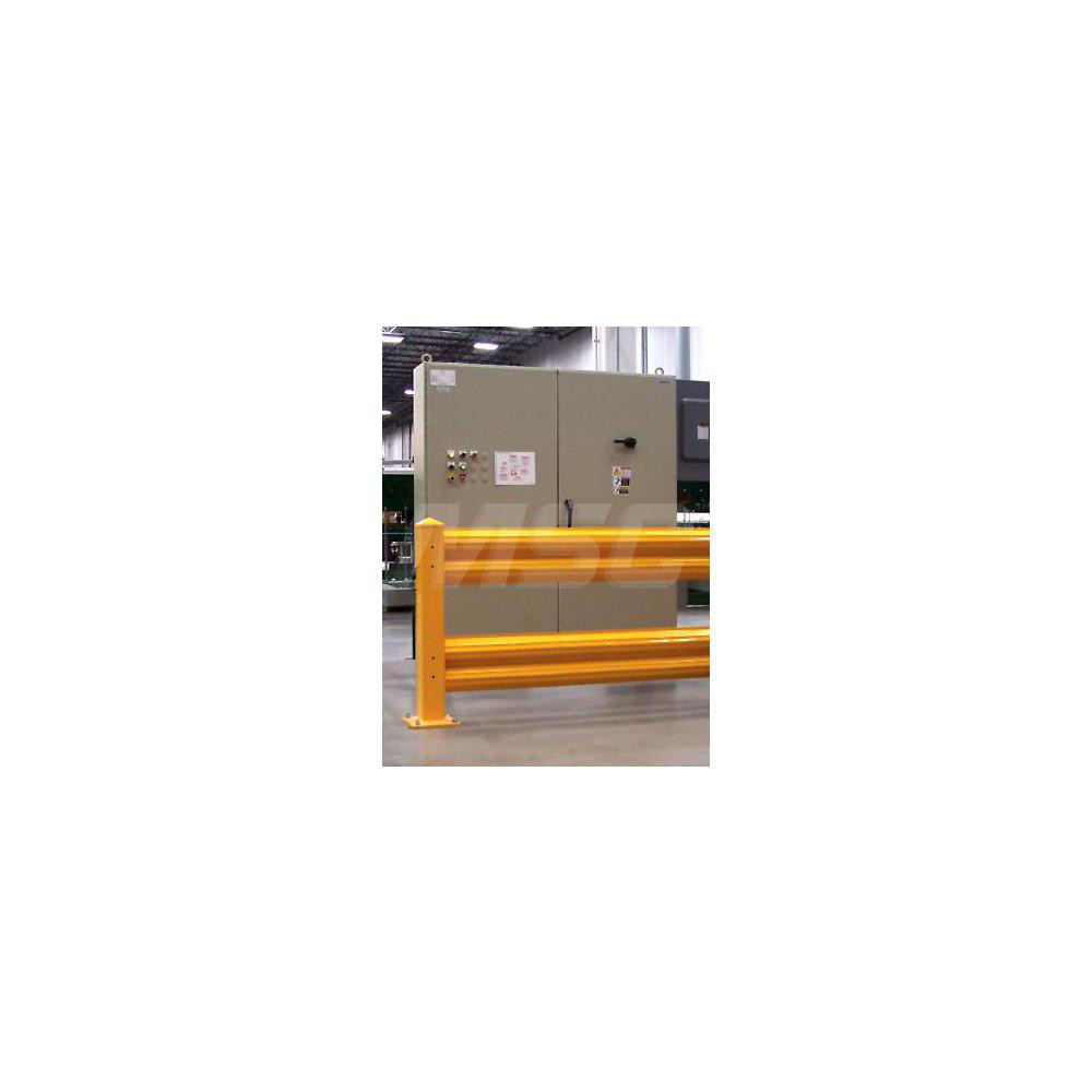 Hallowell Channel Guard Rail Yellow, Powder Coated, Steel MSC
