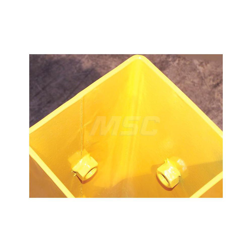 Hallowell Channel Guard Rail Yellow, Powder Coated, Steel MSC