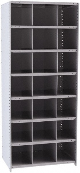 Hallowell - 21 Bin Closed Industrial Bin Shelving | MSC Direct