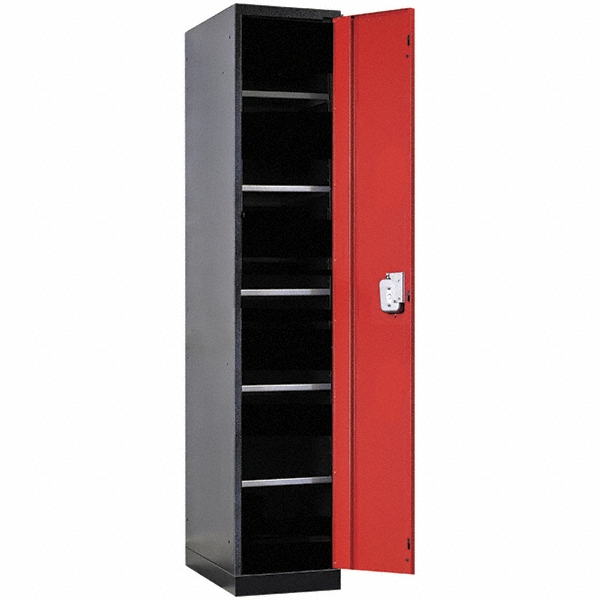 Hallowell Steel Workbench & Workstation Locker - 24" Deep, 78" High, Use w/ Fort Knox Modular Utility Storage & Workbench System