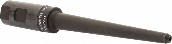 End Mill Holder: 1" Shank Dia, Weldon Flat Straight Shank, 1/8" Hole