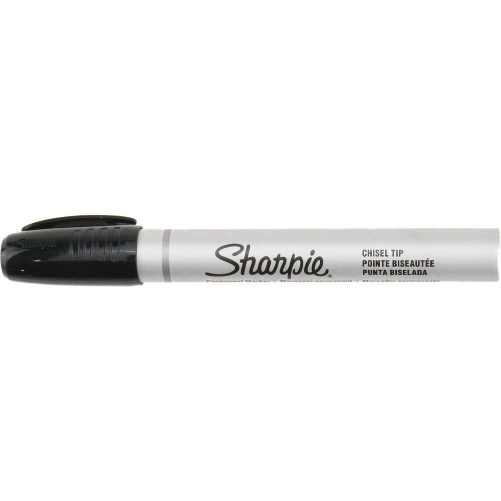 Permanent Marker: Black, AP Non-Toxic, Chisel Point