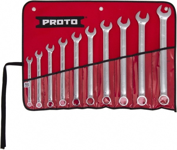 PROTO J1200GHASDT500 Combination Wrench Set: 10 Pc, Inch Image