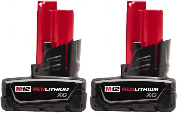 Milwaukee Tool - Power Tool Battery: 12V, Lithium-ion - 70187786 - MSC  Industrial Supply