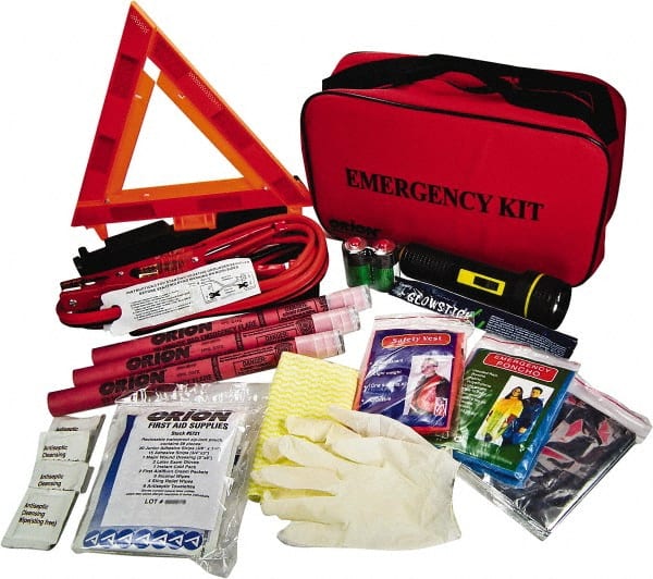 ORION Safety 8901S 79 Piece, Emergency Roadside Safety Kit 