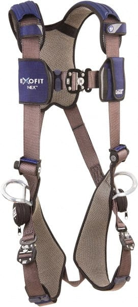 Fall Protection Harnesses: 420 Lb, Vest Style, Size X-Large, For Positioning, Back & Hips