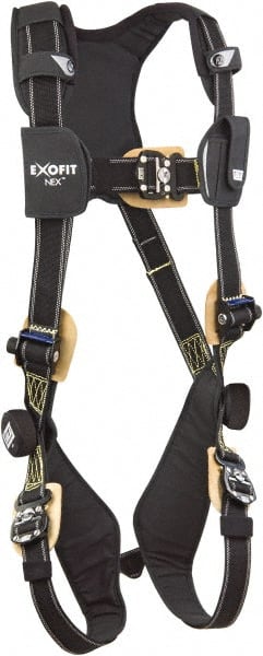 Fall Protection Harnesses: 420 Lb, Arc Flash Style, Size X-Large