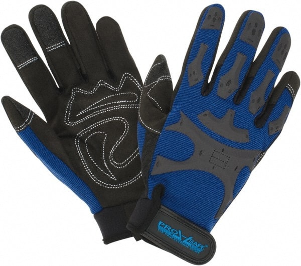 PRO-SAFE GLA-M3-S Gloves: Size S, Synthetic Leather 