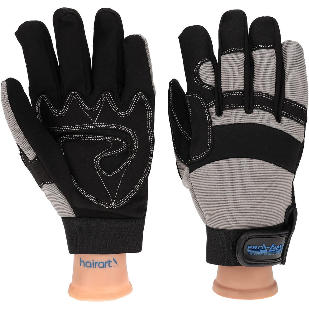 PRO-SAFE GLA-M2-XL Gloves: Size XL, Synthetic Leather 