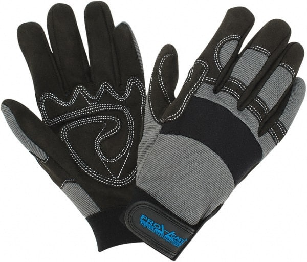PRO-SAFE GLA-M2-S Gloves: Size S, Synthetic Leather 