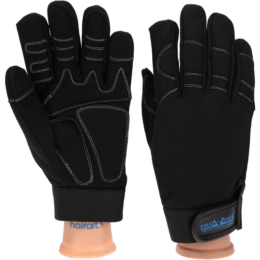 Gloves: Size L, Synthetic Leather