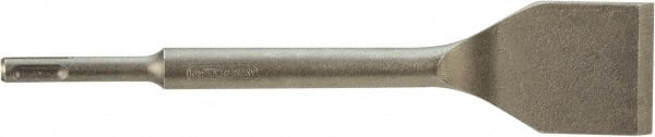 Hammer & Chipper Replacement Chisel: Tile, 1-7/8" Head Width, 9-1/2" OAL, 1-1/8" Shank Dia