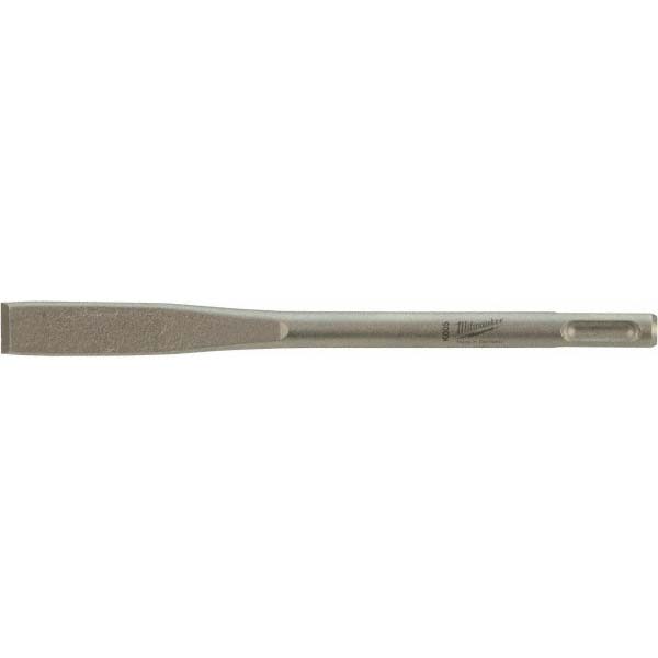 Hammer & Chipper Replacement Chisel: Mortar Scraper, 9/16" Head Width, 7" OAL, 3/4" Shank Dia - Carbide, Hex Shank