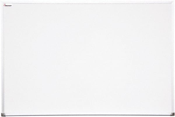 Double Sided Dry Erase Whiteboard, Melamine, 96 x 48