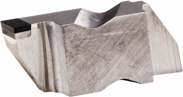 Grooving Insert: NG3125LEST KB1630, PCBN - Bright/Uncoated Finish, Left Hand, 3.18 mm Cutting Width, 3.81 mm Max Depth, Series Top Notch