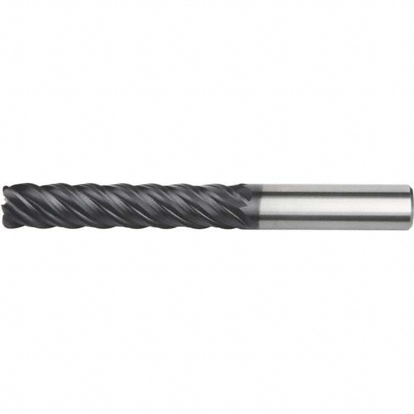 Kennametal 4124325 Corner Radius End Mill: 0.2362" Dia, 0.7087" LOC, 0.0197" Radius, 5 Flutes, Solid Carbide Image