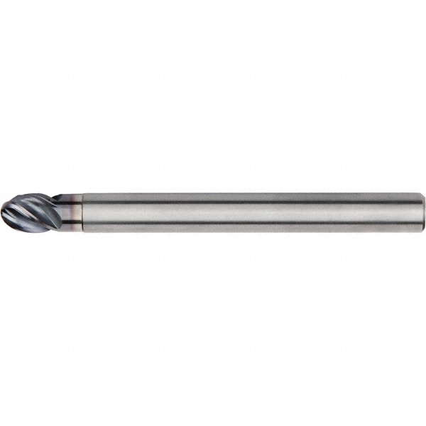 Kennametal 4046487 Ball End Mill: 0.2362" Dia, 0.2362" LOC, 4 Flute, Solid Carbide Image