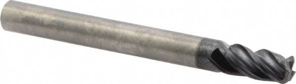 Kennametal 4047722 Corner Radius End Mill: 1/4" Dia, 1/2" LOC, 0.06" Radius, 4 Flutes, Solid Carbide Image