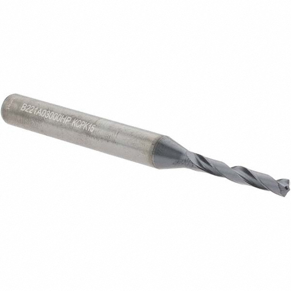 Kennametal 4111824 Screw Machine Length Drill Bit: 0.1181" Dia, Solid Carbide Image