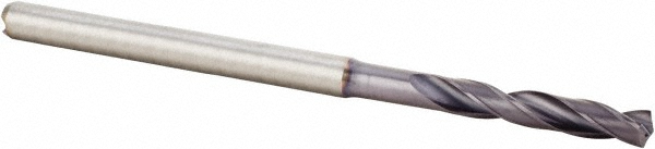 Kennametal 4042545 Screw Machine Length Drill Bit: #37, 140 &deg; Point, Solid Carbide Image
