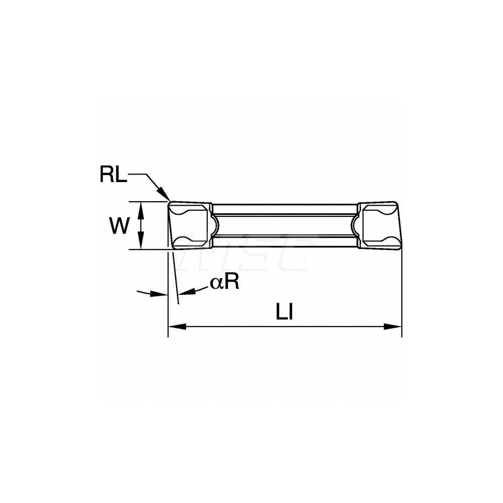 Kennametal A4C0405R10CF02 KCU25 Carbide Cutoff Insert 58485038