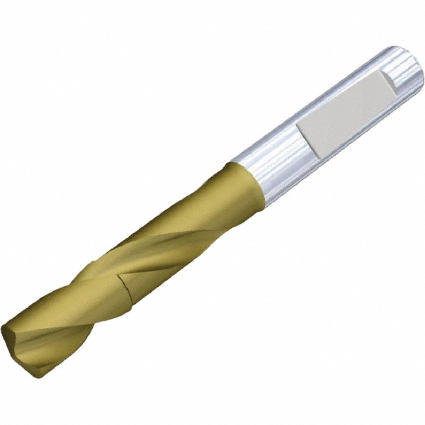 Kennametal 4.6mm 140° Solid Carbide Jobber Drill - Multilayer TiAlN Finish, Right Hand Cut, Spiral Flute, Whistle Notch Shank, Standard Point