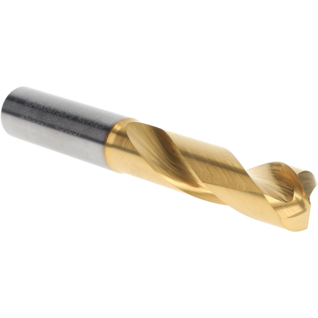 Kennametal 4150357 Screw Machine Length Drill Bit: 0.625" Dia, 140 &deg;, Solid Carbide Image