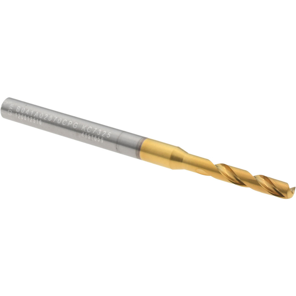 Kennametal 4151659 Screw Machine Length Drill Bit: 0.113" Dia, 140 &deg;, Solid Carbide Image
