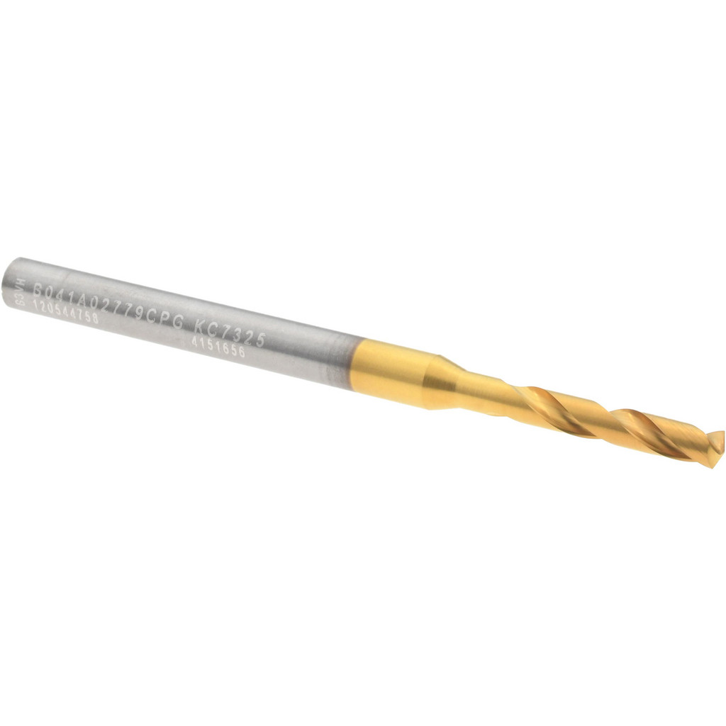 Kennametal 4151656 Screw Machine Length Drill Bit: 0.1094" Dia, 140 &deg;, Solid Carbide Image