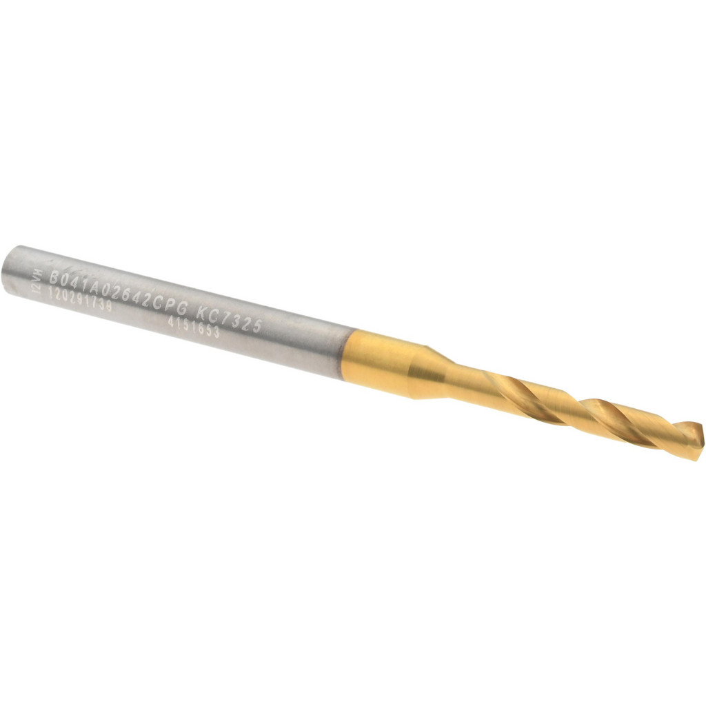 Kennametal 4151653 Screw Machine Length Drill Bit: 0.104" Dia, 140 &deg;, Solid Carbide Image
