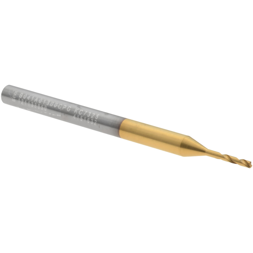 Kennametal 4151632 Micro Drill Bit: 0.0512" Dia, 140 &deg;, Solid Carbide Image