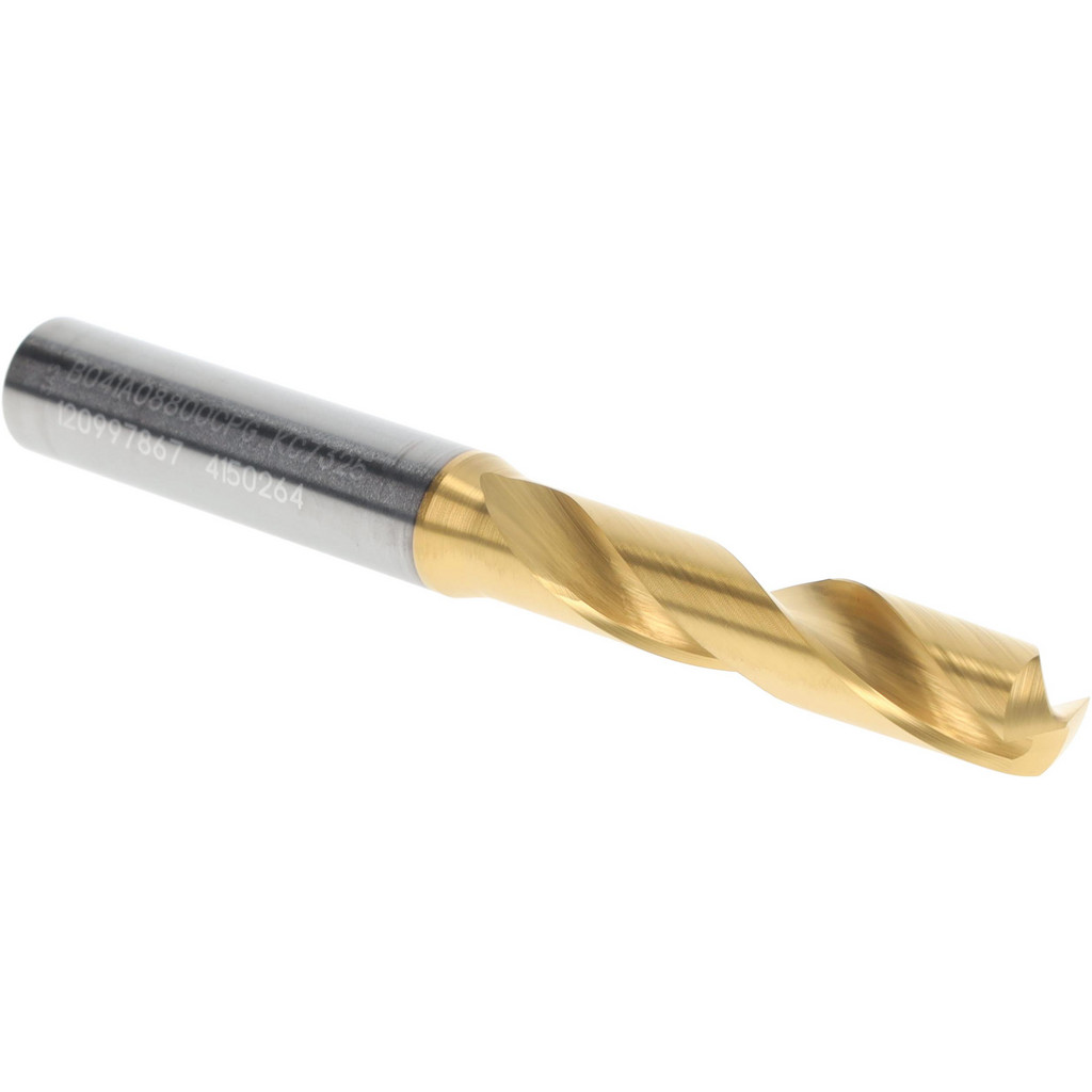 Kennametal 4150264 Screw Machine Length Drill Bit: 0.3465" Dia, 140 &deg;, Solid Carbide Image