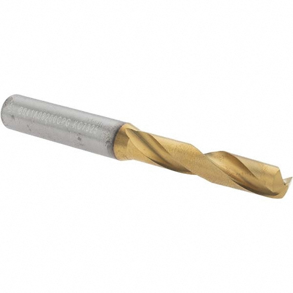 Kennametal - Screw Machine Length Drill Bit: 8.20 Mm Dia, 140 Deg Point 