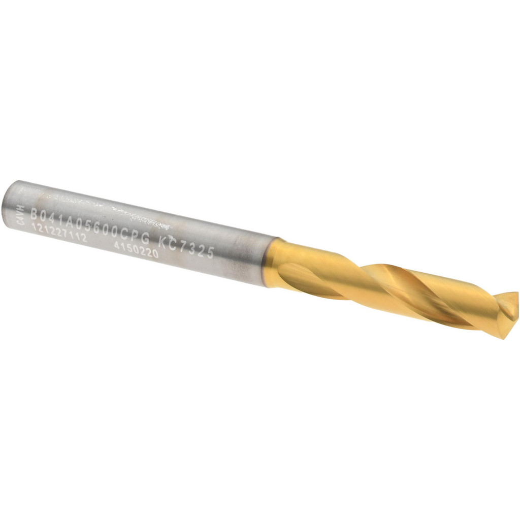 Kennametal 4150220 Screw Machine Length Drill Bit: 0.2205" Dia, 140 &deg;, Solid Carbide Image