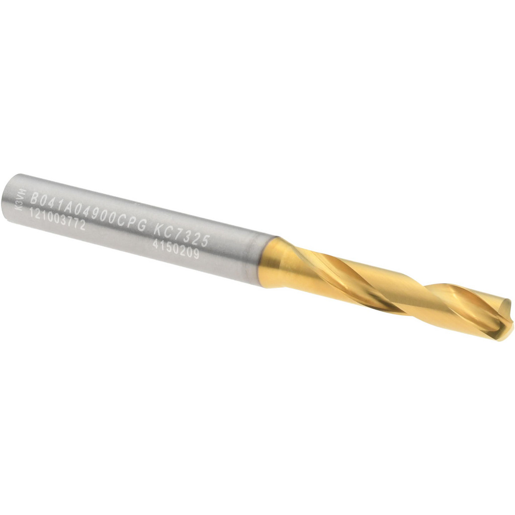 Kennametal 4150209 Screw Machine Length Drill Bit: 0.1929" Dia, 140 &deg;, Solid Carbide Image