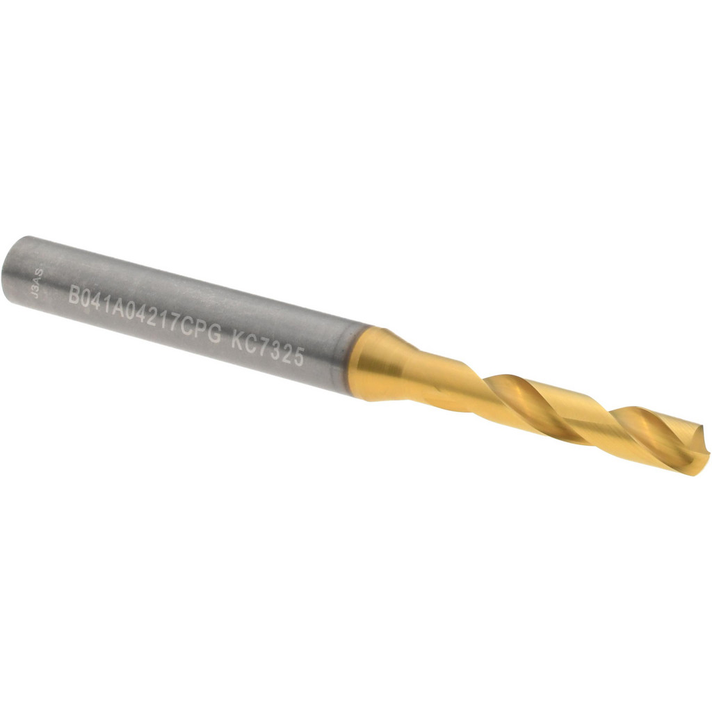 Kennametal 4150198 Screw Machine Length Drill Bit: 0.166" Dia, 140 &deg;, Solid Carbide Image