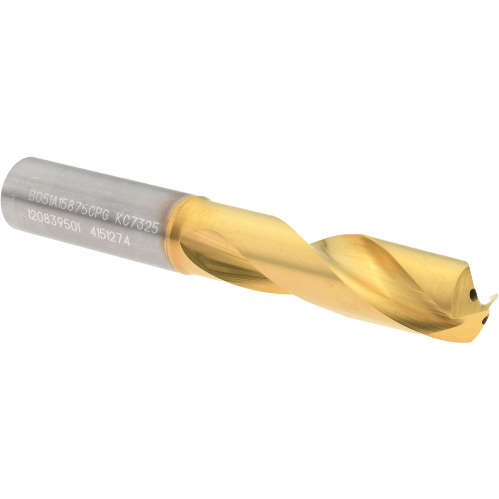 Kennametal 4151274 Screw Machine Length Drill Bit: 0.625" Dia, 140 &deg;, Solid Carbide Image