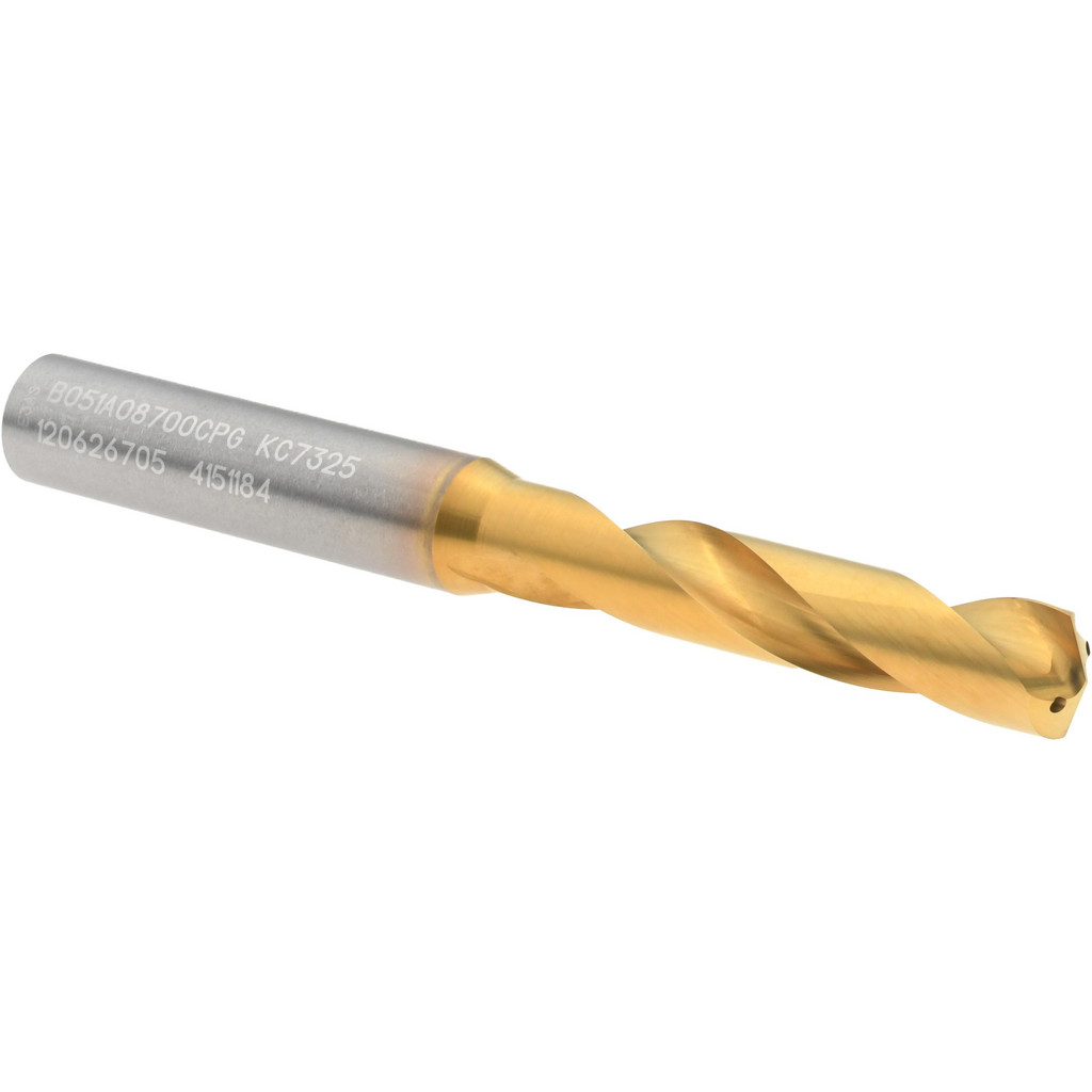 Kennametal 4151184 Screw Machine Length Drill Bit: 0.3425" Dia, 140 &deg;, Solid Carbide Image