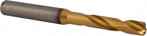 Kennametal 4151155 Screw Machine Length Drill Bit: 0.257" Dia, 140 °, Solid Carbide Image