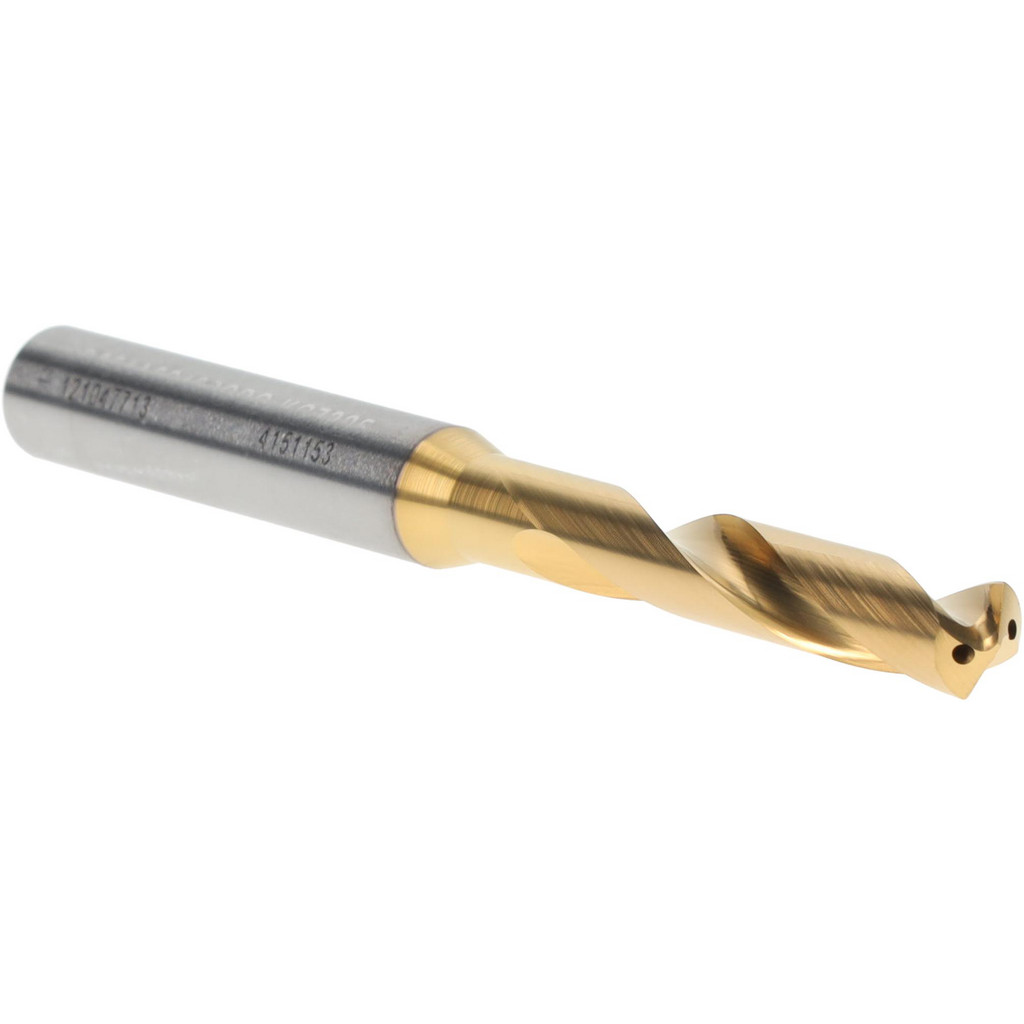 Kennametal 4151153 Screw Machine Length Drill Bit: 0.252" Dia, 140 &deg;, Solid Carbide Image