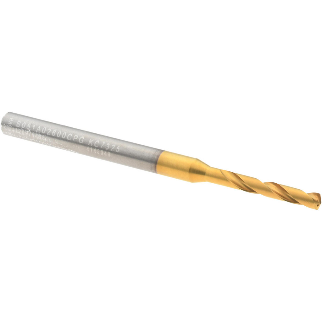 Kennametal 4148849 Screw Machine Length Drill Bit: 0.1024" Dia, 140 &deg;, Solid Carbide Image