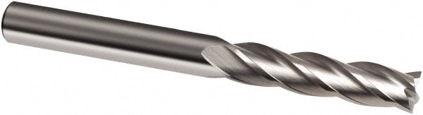 Guhring 9031510063500 Square End Mill: 1/4 Dia, 1-5/8 LOC, 1/4 Shank Dia, 4 OAL, 4 Flutes, Solid Carbide Image